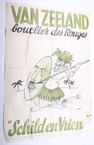 Scarce Belgium Rexist Anti Van Zeeland and Anti-Communist Poster