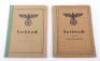 Pair of WW2 German Armed Forces Soldbuchs