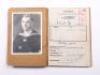 WW2 German Kriegsmarine 1944 Casualty Soldbuch - 2