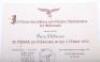 WW2 German Luftwaffe Award Citation for the 1st October 1938 Medal - 3