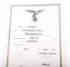 Luftwaffe Promotion Document - 4