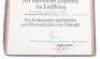 Luftwaffe Honour Goblet Citation - 2