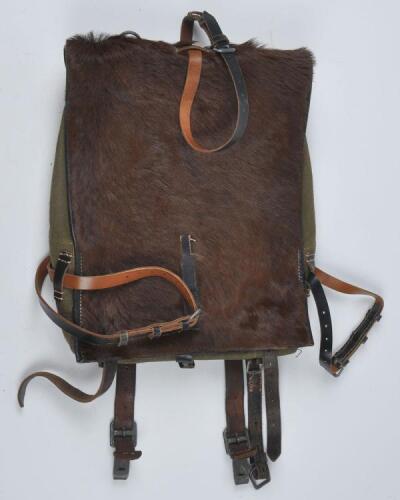 WW2 German Armed Forces Pony Fur Backpack