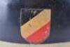 Rare WW2 German Luftwaffe Airfield Fire Brigade Steel Helmet - 5