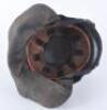 Rare WW2 German Luftwaffe Airfield Fire Brigade Steel Helmet - 7