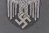 Mint Un-Issued WW2 German Army M-42 Single Decal Steel Combat Helmet - 5