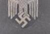 WW2 German Army M-42 Single Decal Steel Combat Helmet - 6