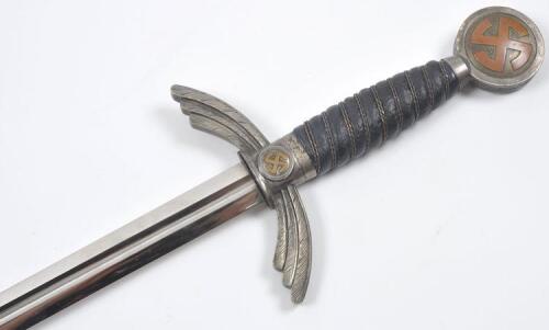 WW2 German Luftwaffe Officers Sword by SMF Solingen