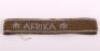 WW2 German Afrika Campaign Cuff Title - 2