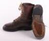 Rare Pair of WW2 German Paratroopers (Fallschirmjager) Front Lace Jump Boots - 3