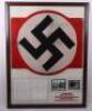 Historically Interesting and Important WW2 German Recognition Flag Taken from the First German Tank Destroyed by an American Tank Destroyer in WW2 in North Africa