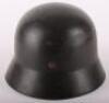 WW2 German Luftwaffe M-35 Double Decal Re-Issue Steel Combat Helmet - 8