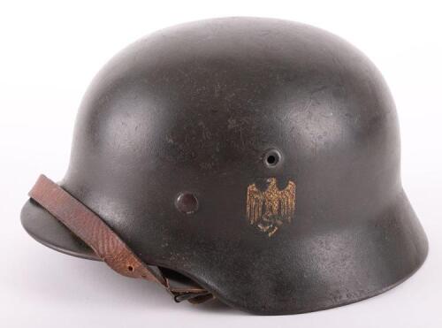WW2 German Army M-40 Steel Combat Helmet