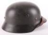 WW2 German Army M-40 Steel Combat Helmet - 4