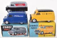 Three Corgi Toys Bedford Vans