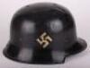 WW2 German Fire Brigade Helmet - 4