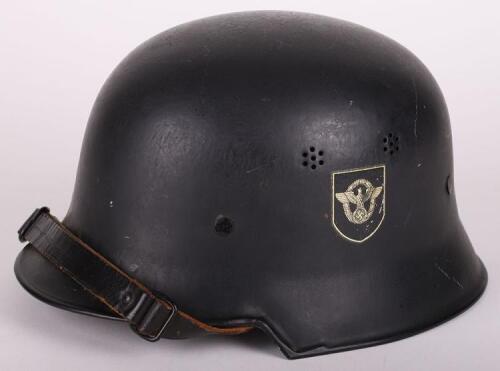 WW2 German Fire Police Helmet