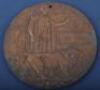 WW1 Bronze Memorial Plaque John Eadie - 2