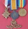 WW1 British Casualty 1914-15 Star Trio and Plaque Royal Artillery - 5