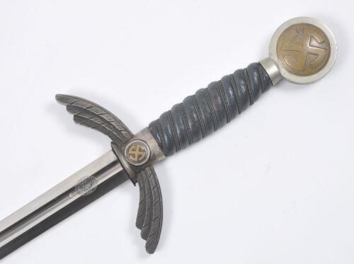 WW2 German Luftwaffe Officers Sword by Paul Weyersberg & Co Solingen