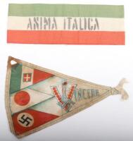 Italian Fascist / Third Reich Pennant