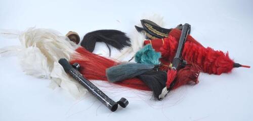 Selection of British Military Headdress Parts