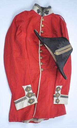 Victorian Irish 27th (Inniskilling) Regiment of Foot Tunic and Cocked Hat