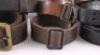 Grouping of Leather Military Belts / Slings - 3