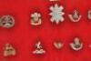 Large Display of British Infantry of the Line Cap Badges - 5