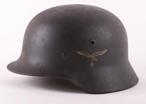 WW2 German Luftwaffe M-40 Steel Combat Helmet
