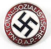 Third Reich NSDAP Party Membership Badge by Matthias Oechsler & Sohne-Ansbach