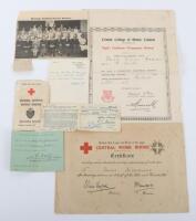 Interesting WW2 Photo Illustrated Typed Manuscript by a US Medical Officer