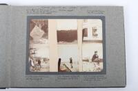 Rare and Interesting Belgian Great War Photograph Album 1915, trench scenes