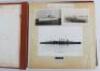 HMS Devonshire Album charting the history of the ship since 1929 when an accidental explosion wrecked a gun turret and killed and wounded 25 crew. - 2
