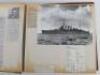 HMS Devonshire Album charting the history of the ship since 1929 when an accidental explosion wrecked a gun turret and killed and wounded 25 crew. - 6