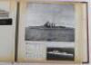 HMS Devonshire Album charting the history of the ship since 1929 when an accidental explosion wrecked a gun turret and killed and wounded 25 crew. - 18