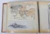 HMS Devonshire Album charting the history of the ship since 1929 when an accidental explosion wrecked a gun turret and killed and wounded 25 crew. - 23