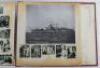 HMS Devonshire Album charting the history of the ship since 1929 when an accidental explosion wrecked a gun turret and killed and wounded 25 crew. - 28