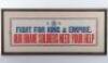 WW1 Recruiting Poster &lsquo;Fight for King & Country&rsquo; our brave soldiers need your help