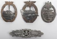 4x German Combat Badges