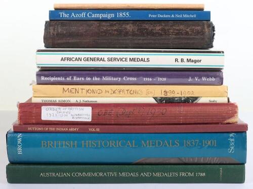 Medal Reference Books etc.