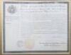 French Military Award Lettres de Chevalier, circa 1860 - 2