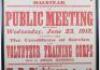 Recruiting poster 'Calling for Public meeting' June 23, 1915 Town Hall Halstead - 2