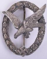 WW2 Type German Luftwaffe Air Gunners Qualification Badge by W Deumer