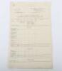 State of Aircraft in Fighter Command Secret 27th January 1940.Original report from HQ Fighter Command RAF to "Intell"