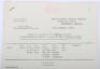 State of Aircraft in Fighter Command Secret 27th January 1940.Original report from HQ Fighter Command RAF to "Intell" - 2