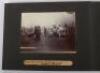 Photograph Album with images of ther Delhi Durbar, troops lining streets, Elephants, sacred cows belonging to Indian princes, Sabatha parade ground etc - 43