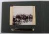 Photograph Album with images of ther Delhi Durbar, troops lining streets, Elephants, sacred cows belonging to Indian princes, Sabatha parade ground etc - 47