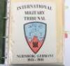 International Military Tribunal Nurnberg, Germany 1945-1946.