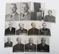 Nuremberg Trial, The Pohl Trial. Photographs of a number of the key defendents in this trial at Nuremberg